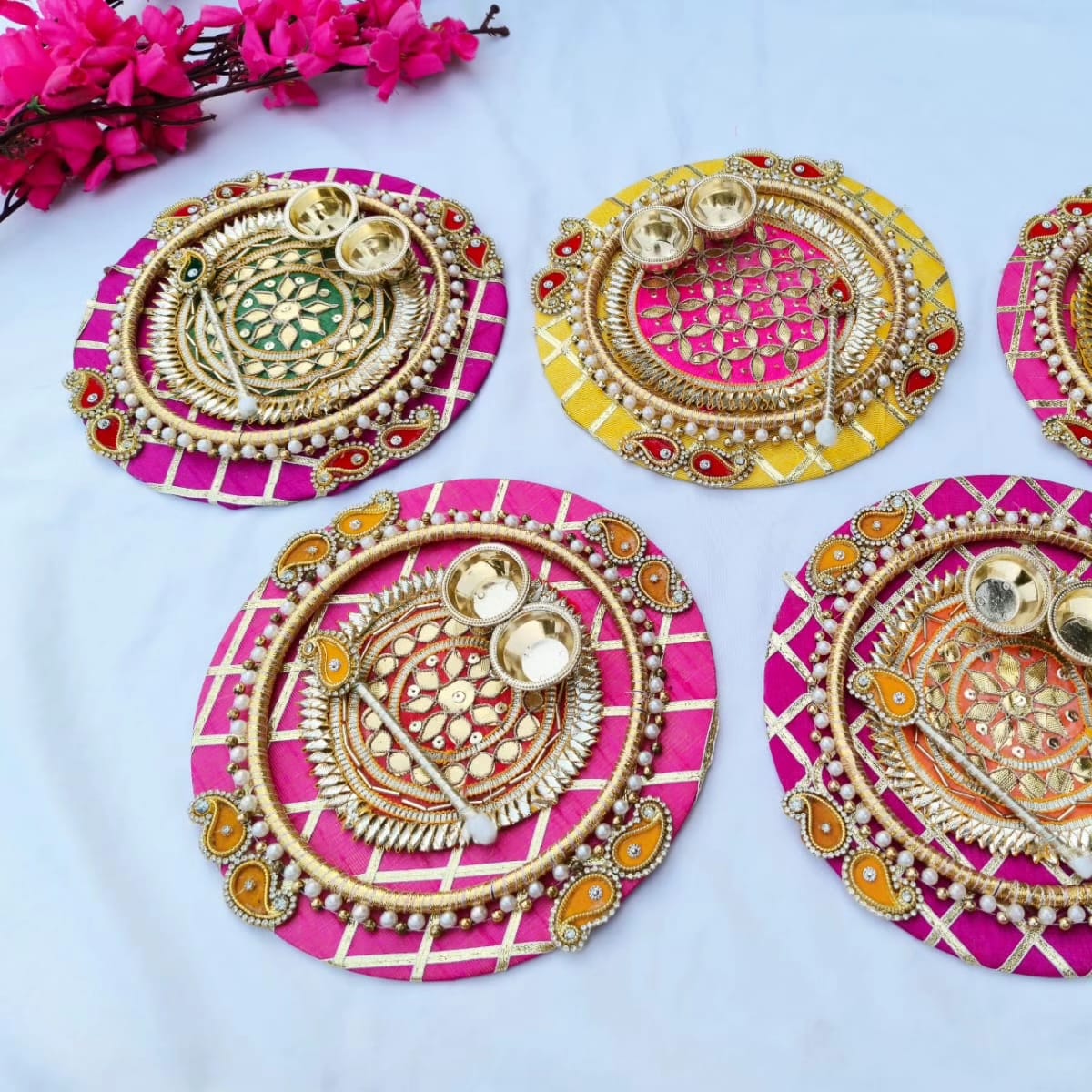 Decorative Gota Thali