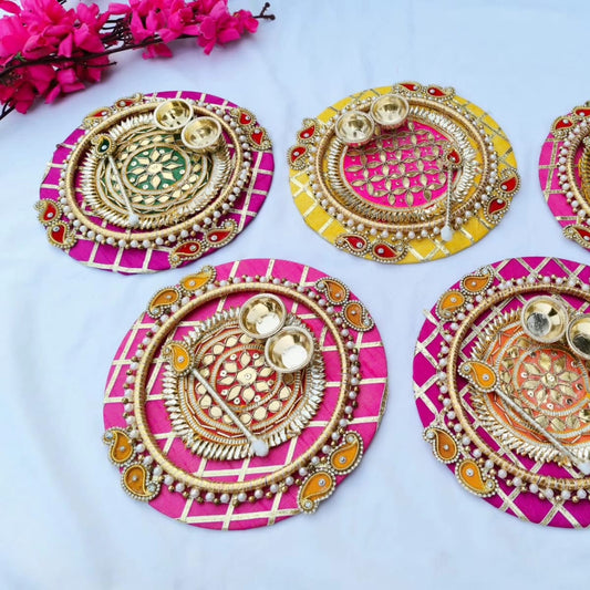 Decorative Gota Thali