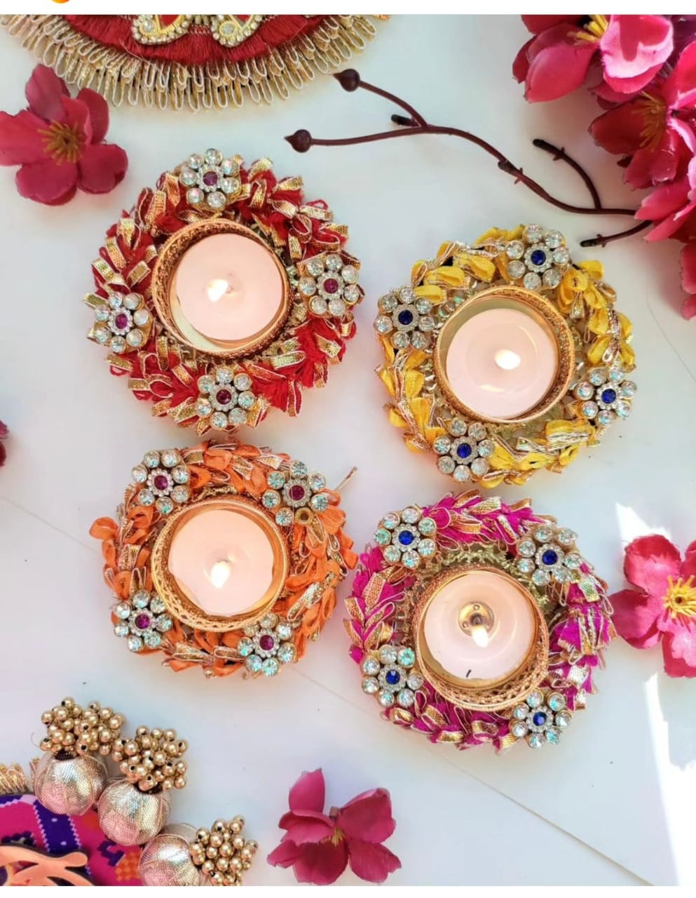 Decorative Diya Set of 2