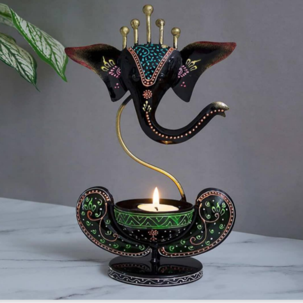 T-Light Diya Holder Ganesha