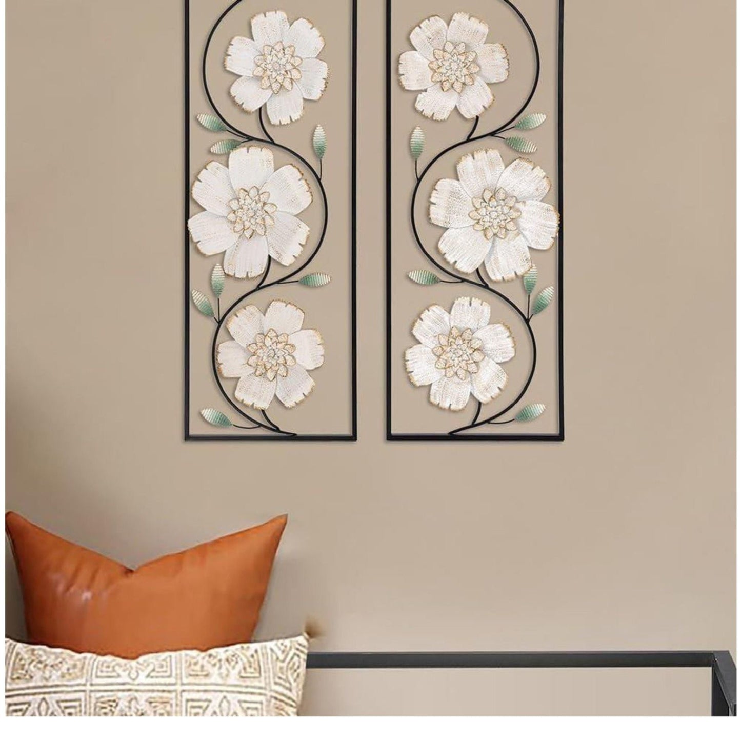 Iron Flower Frame Set of 2