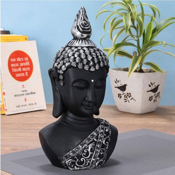 Beautiful Lord Gautam Buddha Face Decorative Showpiece.