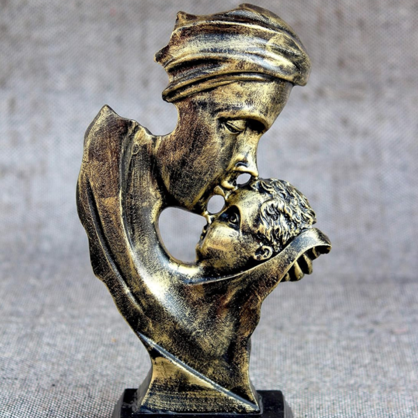 Handpainted Mother Love Decorative Showpiece. size 8x13 inches