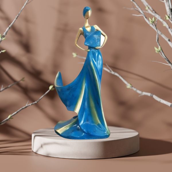 Beautiful Lady Wine Bottle Holder Modern Wine Organizer Storage Rack Stand. Size 7x14 inches