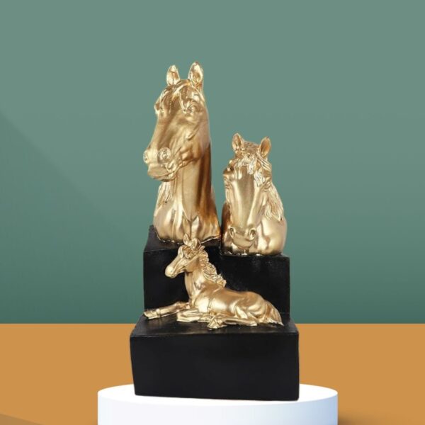 Handicrafts Horse Decorative Idol Figurine for Home Decor 5x9 inches