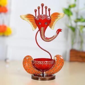 Metal Ganesha T-Light